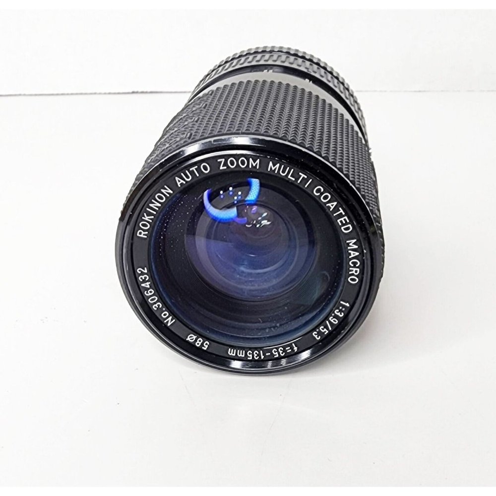 Rokinon Auto Zoom Macro Lens Multi Coated 1-3.9-135mm No 306432 Japan-Untested